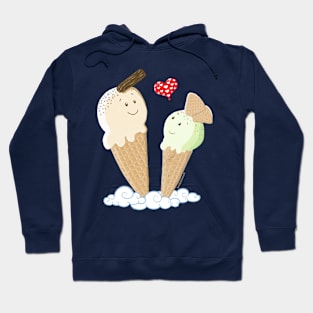 Ice Creams In Love Hoodie